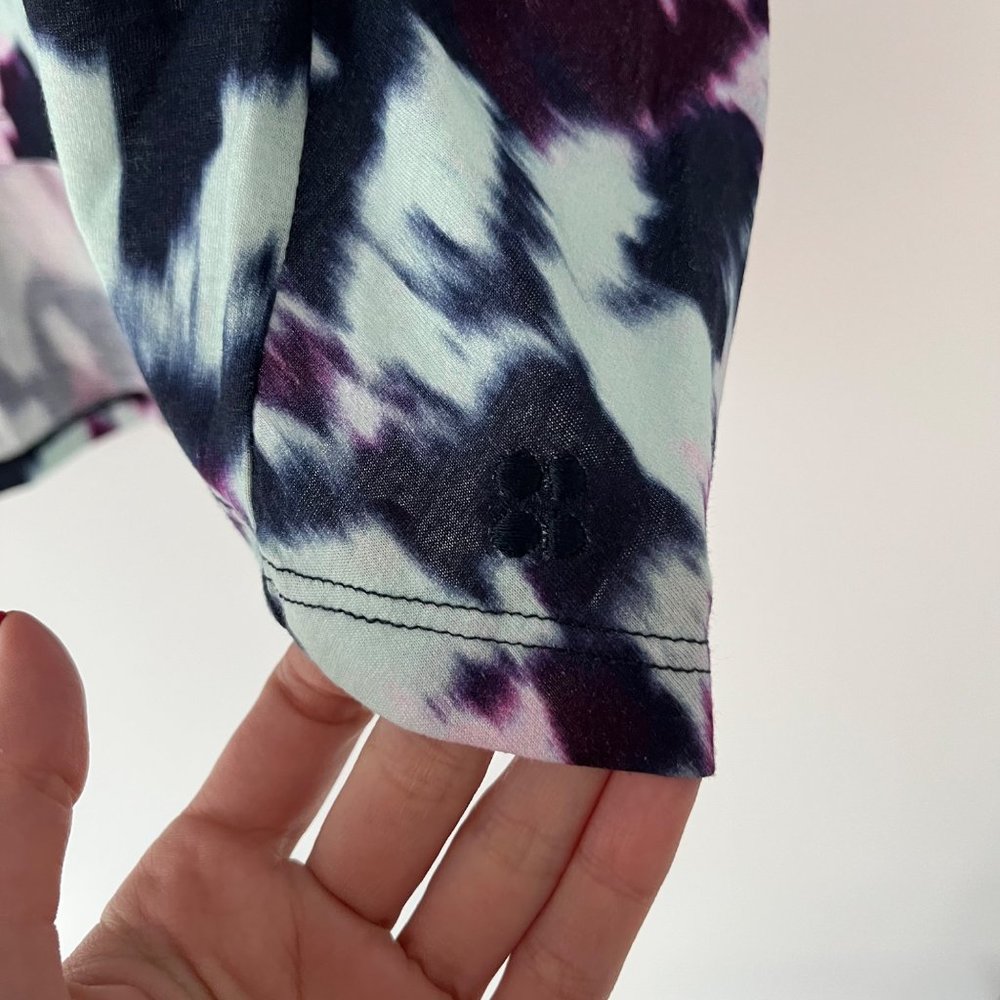 Sweaty Betty Easy Peazy Blue Flow Print Sustainable Vest Tank Top 8-10 - Picture 10 of 13